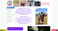 Desktop Screenshot of halecarnival.co.uk